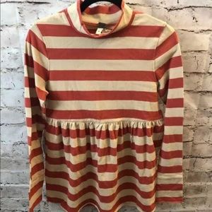 NEW Free People Babydoll Shirt XS red and tan